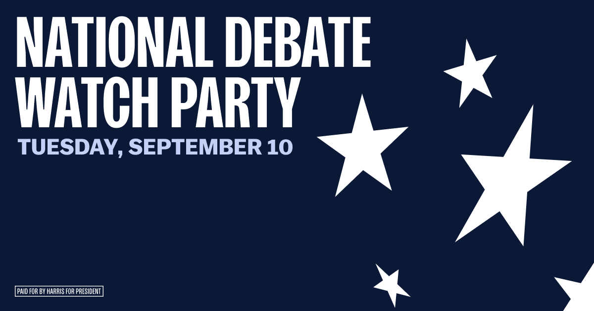 National Debate Watch Party · The Democratic National Committee